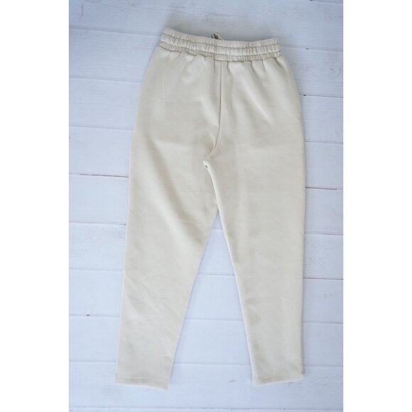 MNG Womens Beige Quilted Pocket Joggers - Size S - Picture 7 of 7